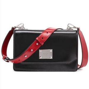 DKNY Perla Flap Large in Black/Red